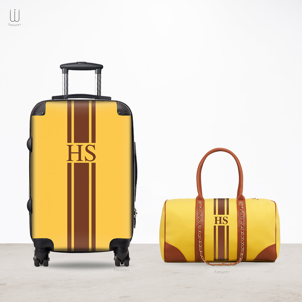 Weekender and GYM Travel Set Print Multi Color - XSESWARY