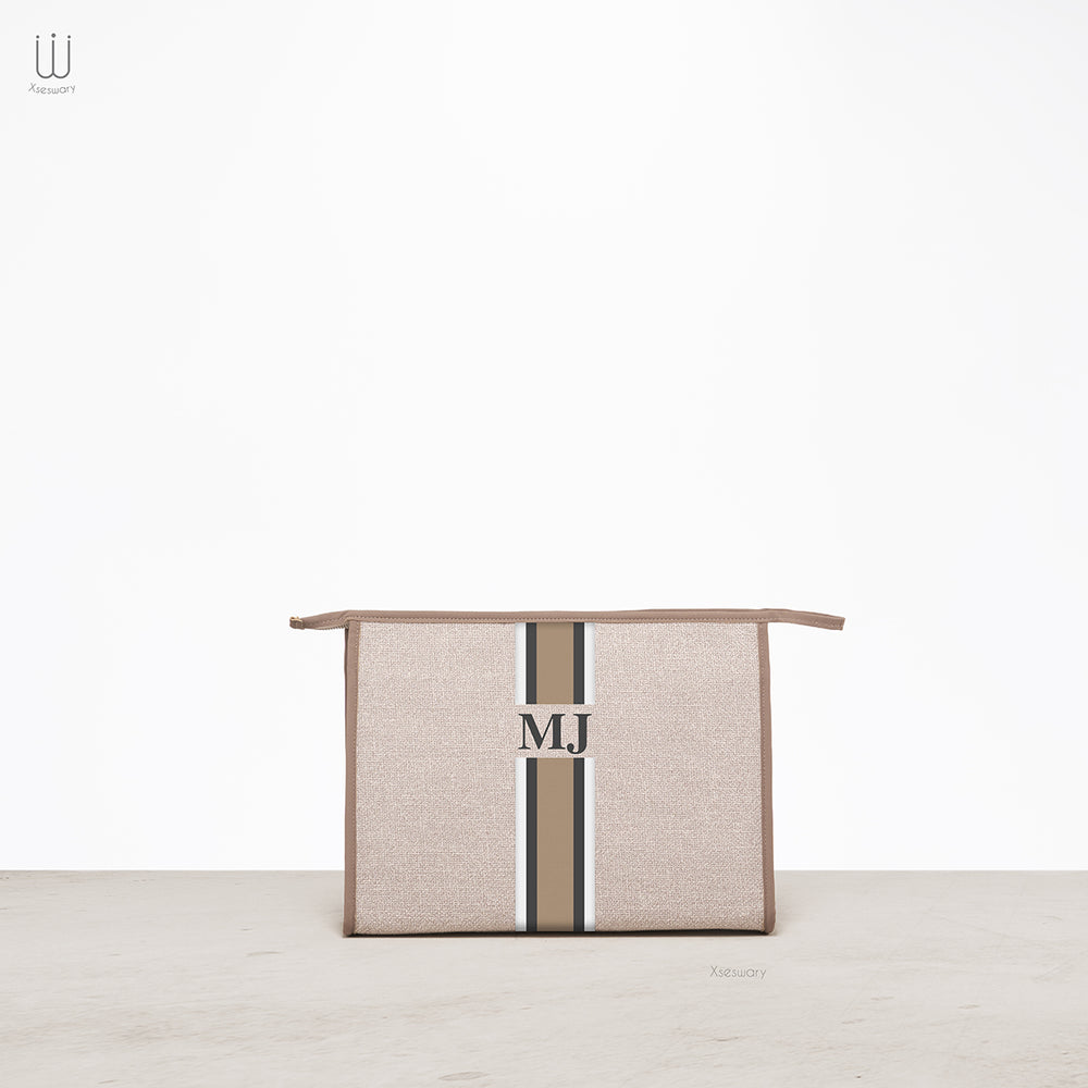 Canvas Pouch Beige for multi size - XSESWARY