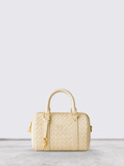 Via” Personalized Woven Leather Bag