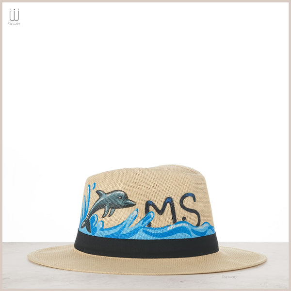 Customize hat with Dolphin design