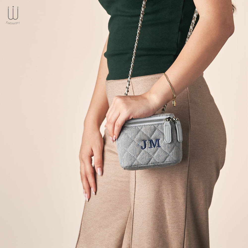 denim mini crossbody - XSESWARY