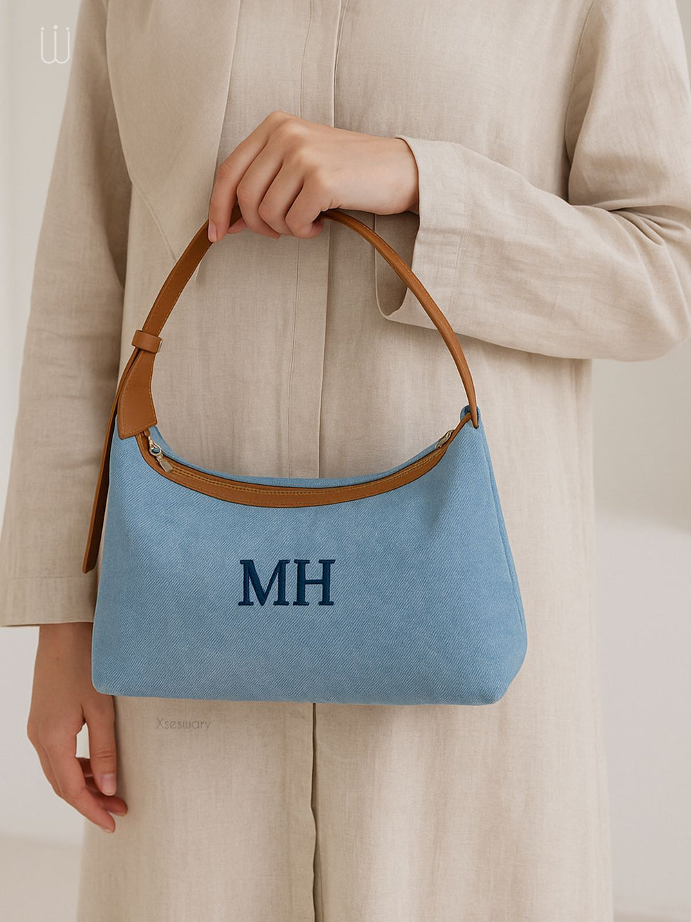 Now Grace canvas Handbag - XSESWARY