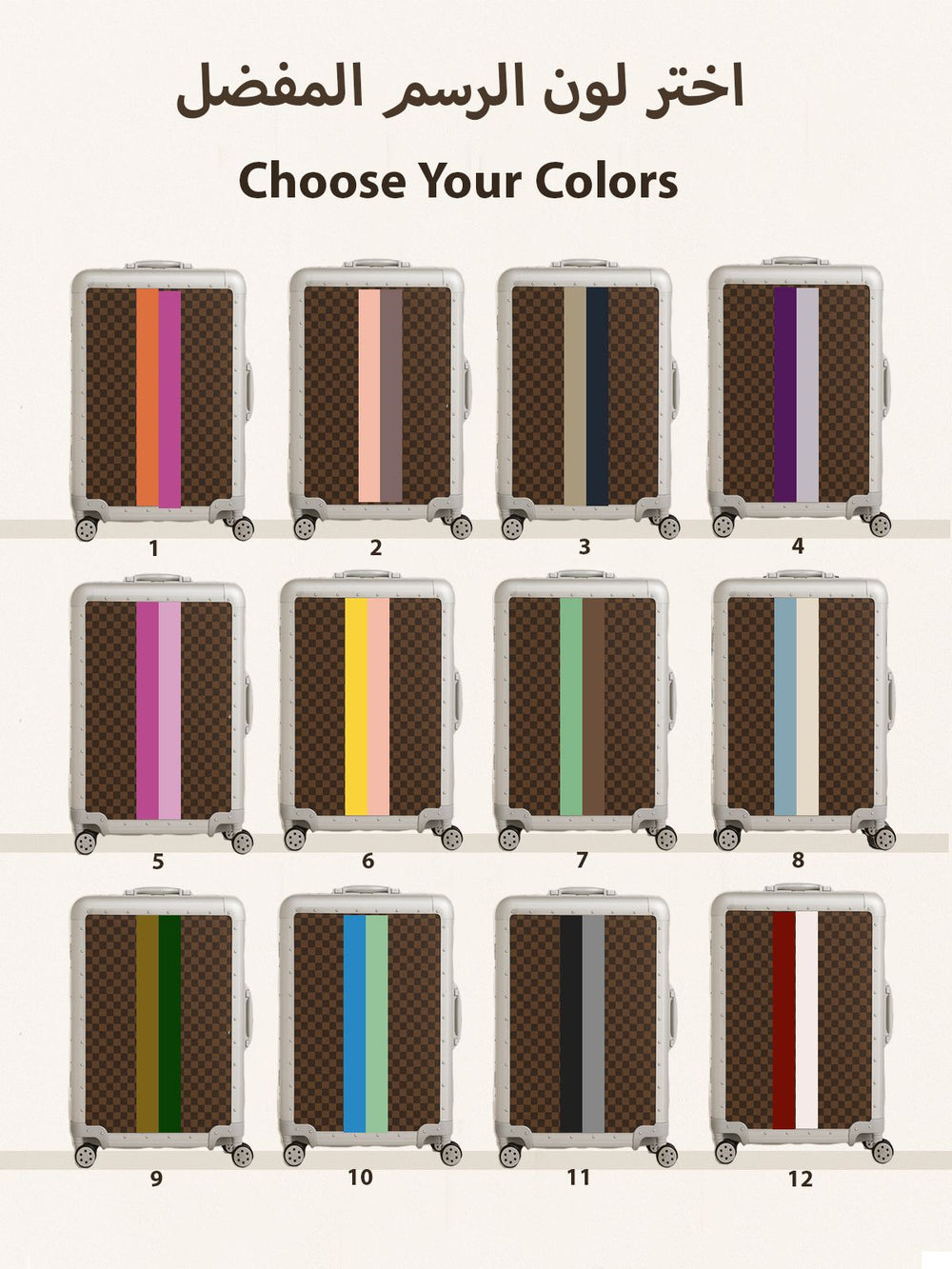 Velora V-Stripe your Personalized Travel Bag - XSESWARY