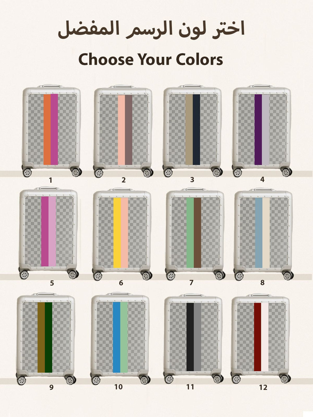 Velora V-Stripe your Personalized Travel Bag - XSESWARY
