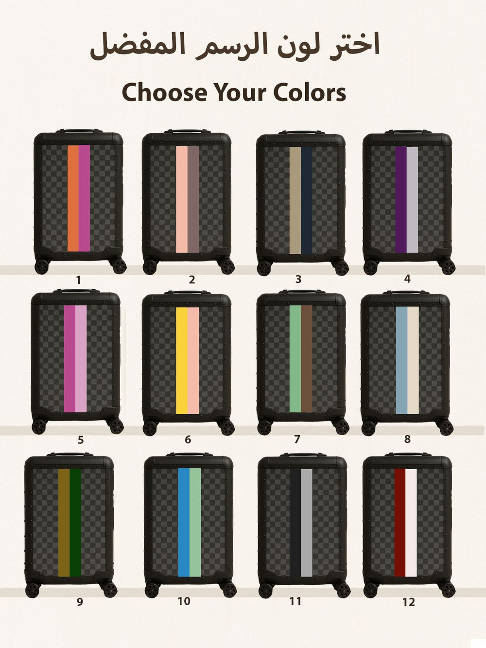 Velora V-Stripe your Personalized Travel Bag - XSESWARY