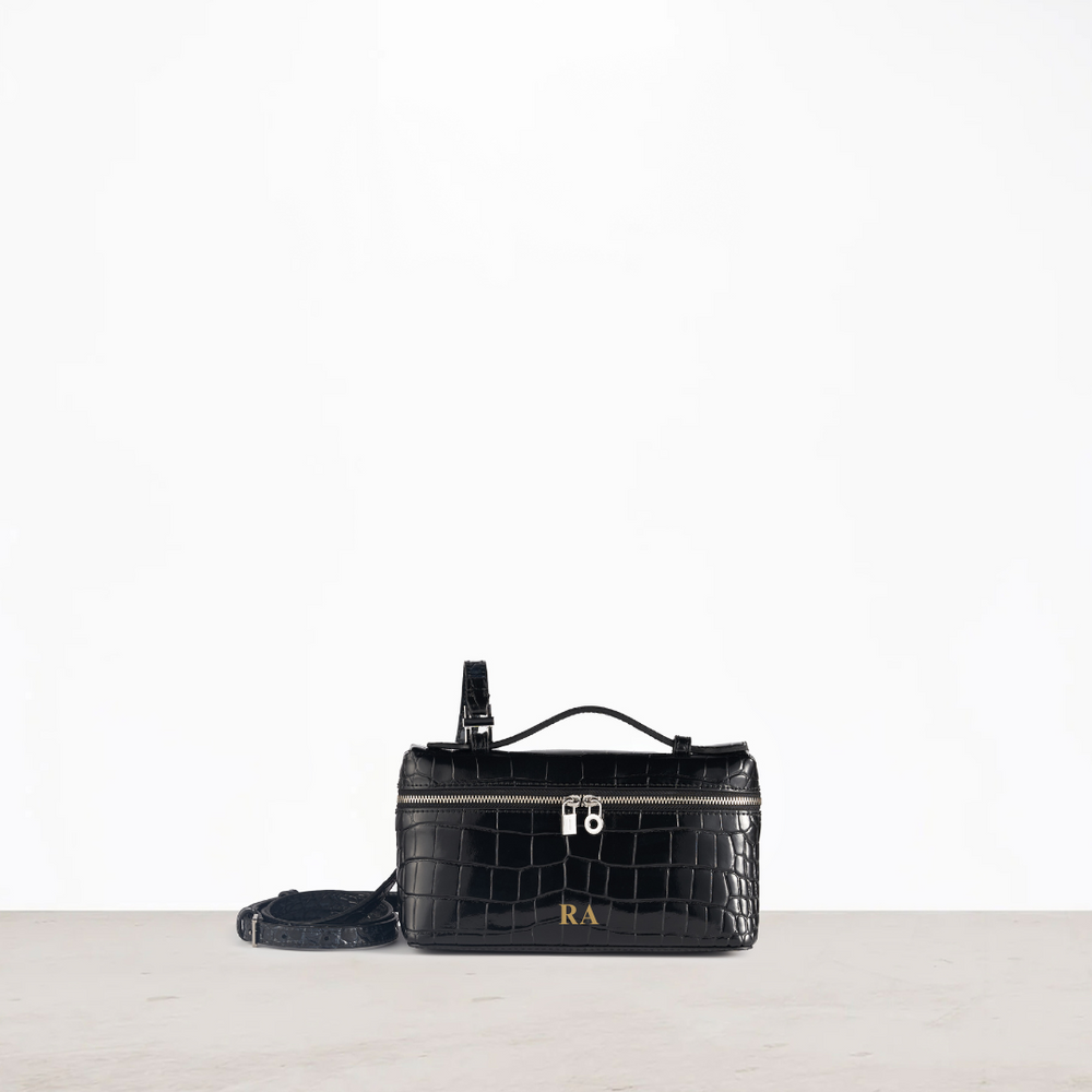 Black Crocodile Tote Bag - XSESWARY