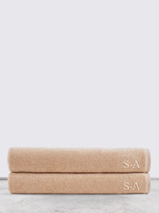 Luxury Personalized Bath Towels Set – 2 Pieces | 600 GSM