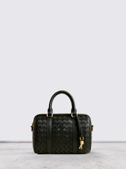 Via” Personalized Woven Leather Bag