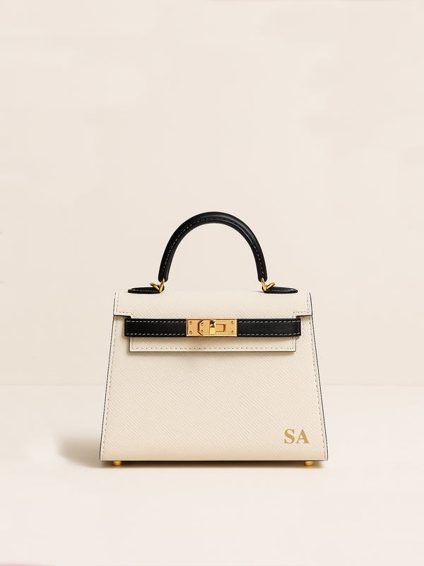 Velina Mini Bag | Luxury Design with Custom Golden Initials