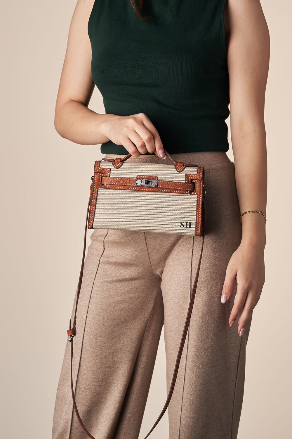 Lyan stylish canvas handbag - XSESWARY