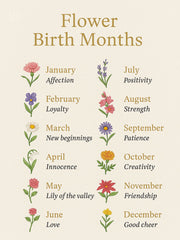 Kids set a hat and bag with their birth flower - XSESWARY