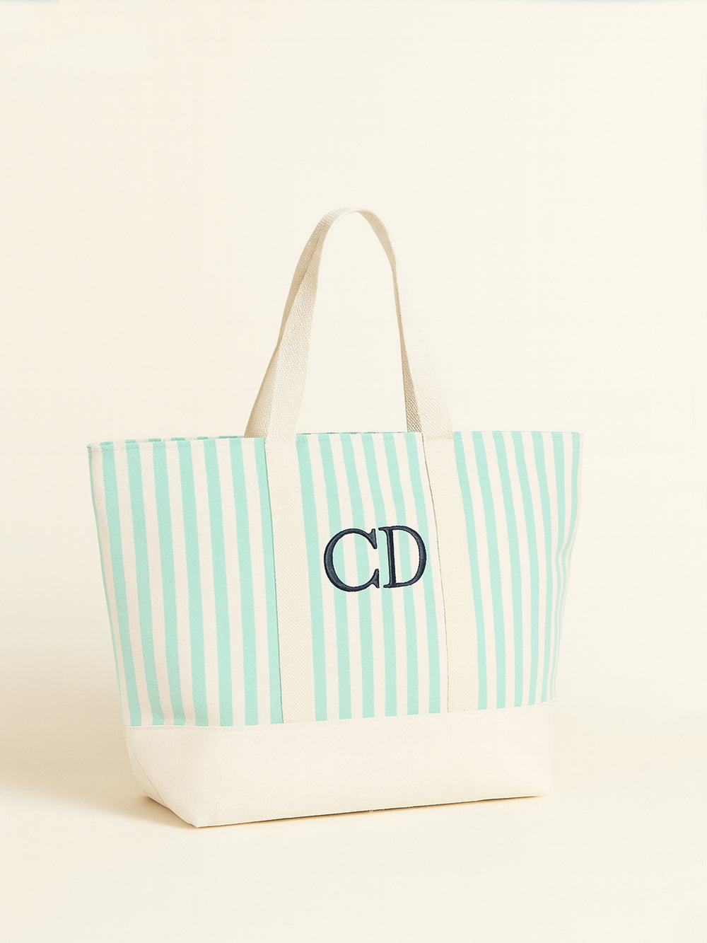 Striped monogram tote - XSESWARY