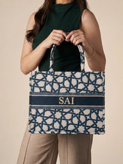 The Arabesque Canvas Tote