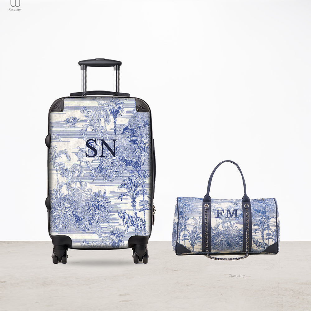 Safari Travel Laguge With GYM Bag - Multi Color - XSESWARY