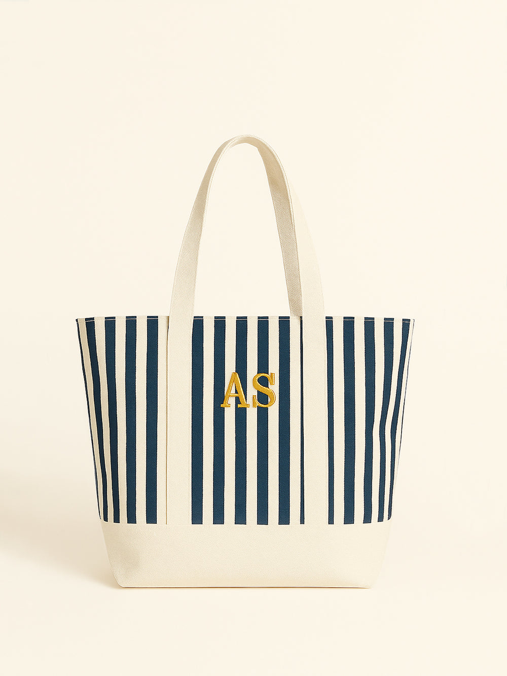Striped monogram tote - XSESWARY