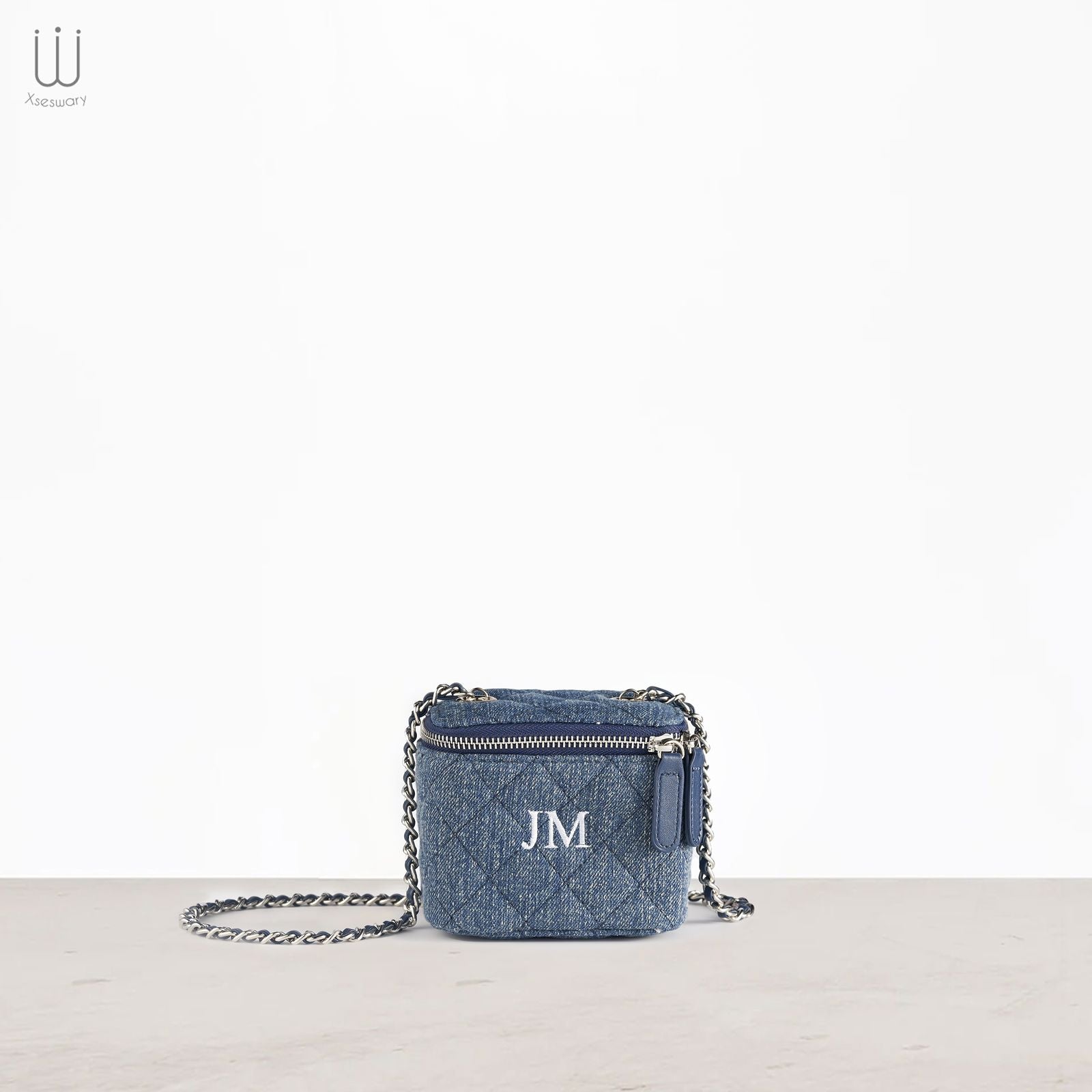 Erin Black Braided Mini Crossbody