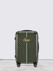 Signature Stripe Personalized Luggage