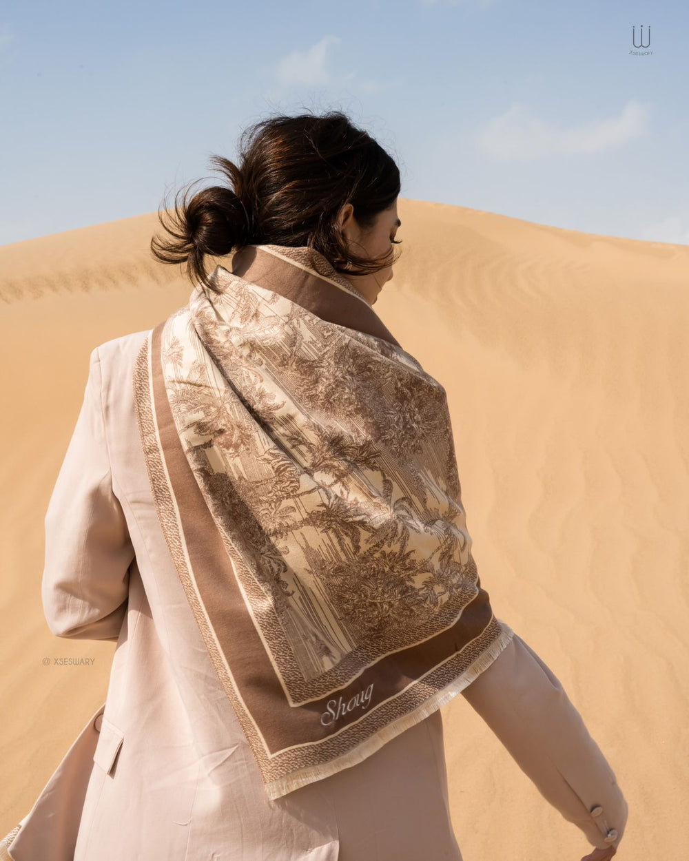 Safari Scarf Brown - XSESWARY