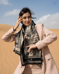 Safari Scarf Black - XSESWARY