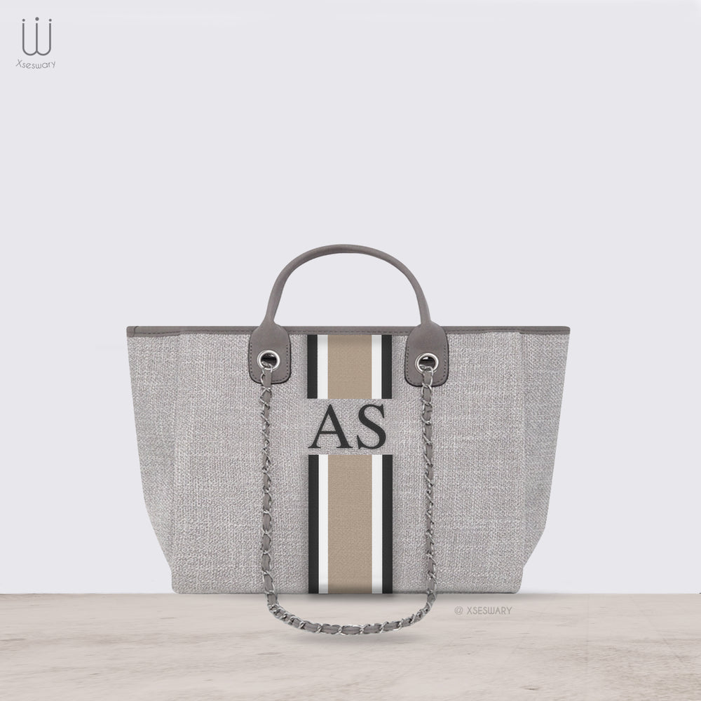 Canvas BC Tote Bag Gray - XSESWARY