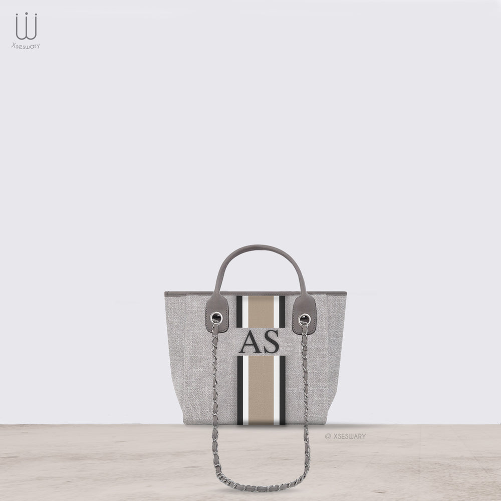 Canvas BC Tote Bag Gray - XSESWARY