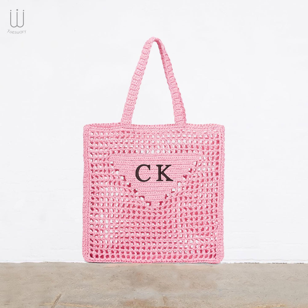 Embroidery Handmade Jote Bag Pink - XSESWARY