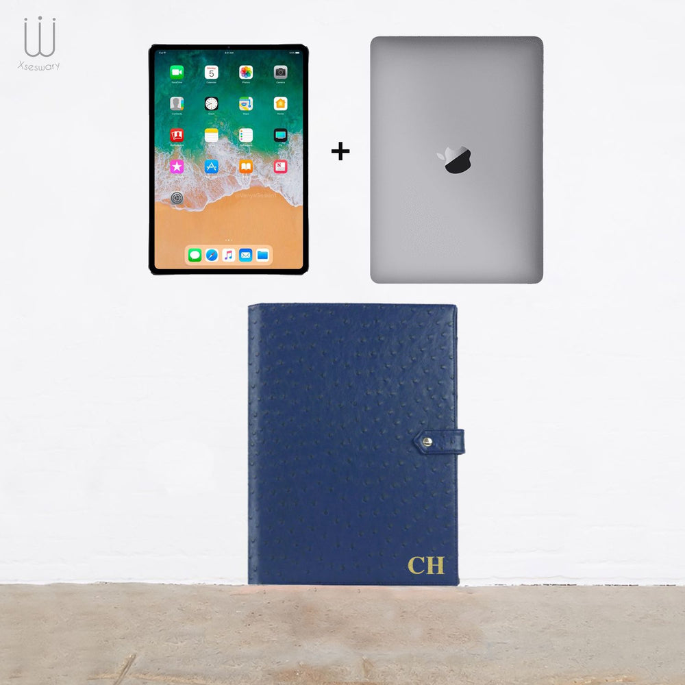 Laptop and iPad leather wallet - XSESWARY