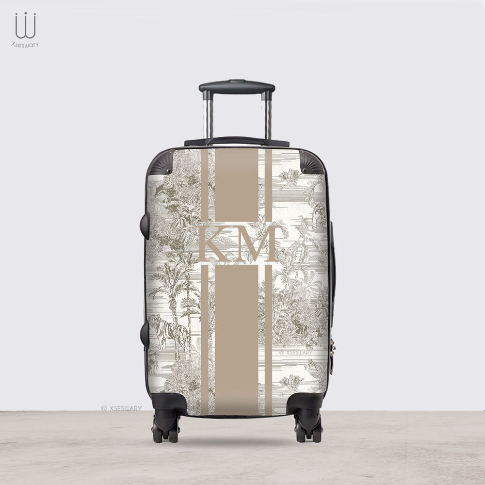 Safari Beige H Travel Luggage - XSESWARY