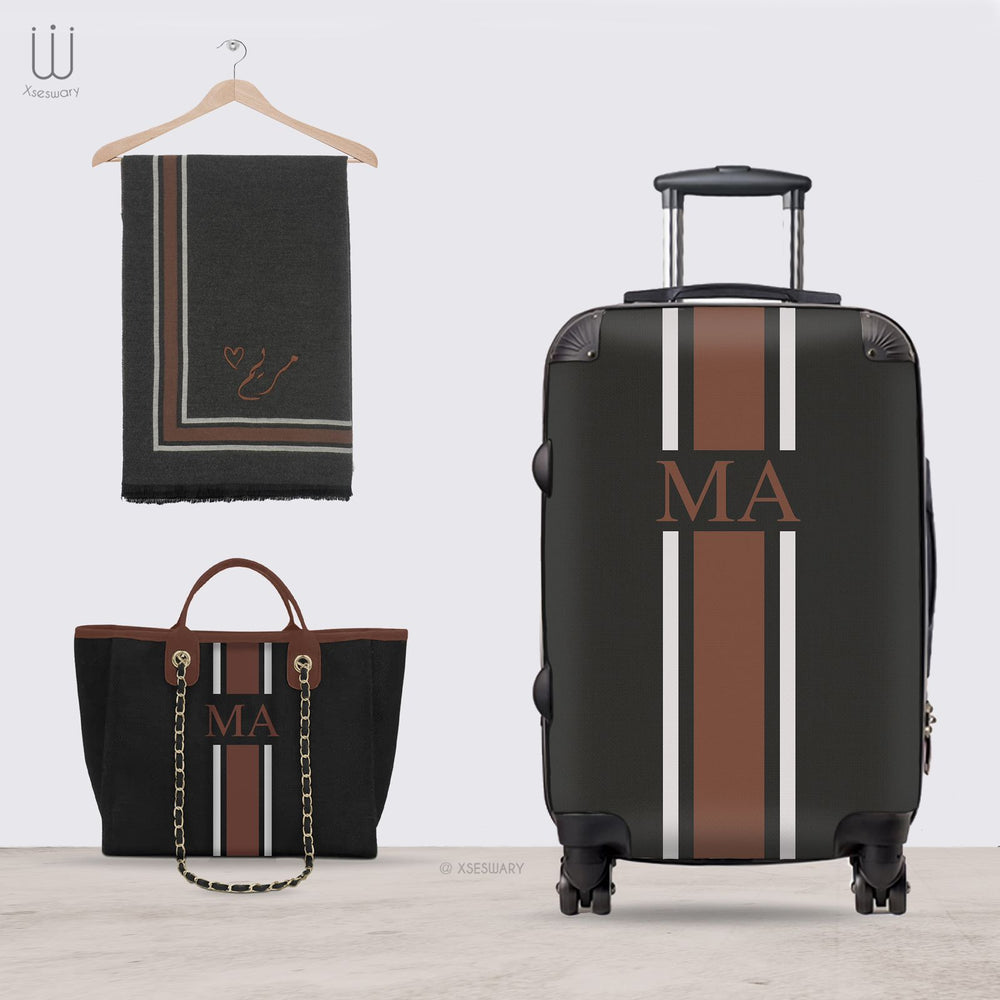 Black Set with Brown Strip - XSESWARY