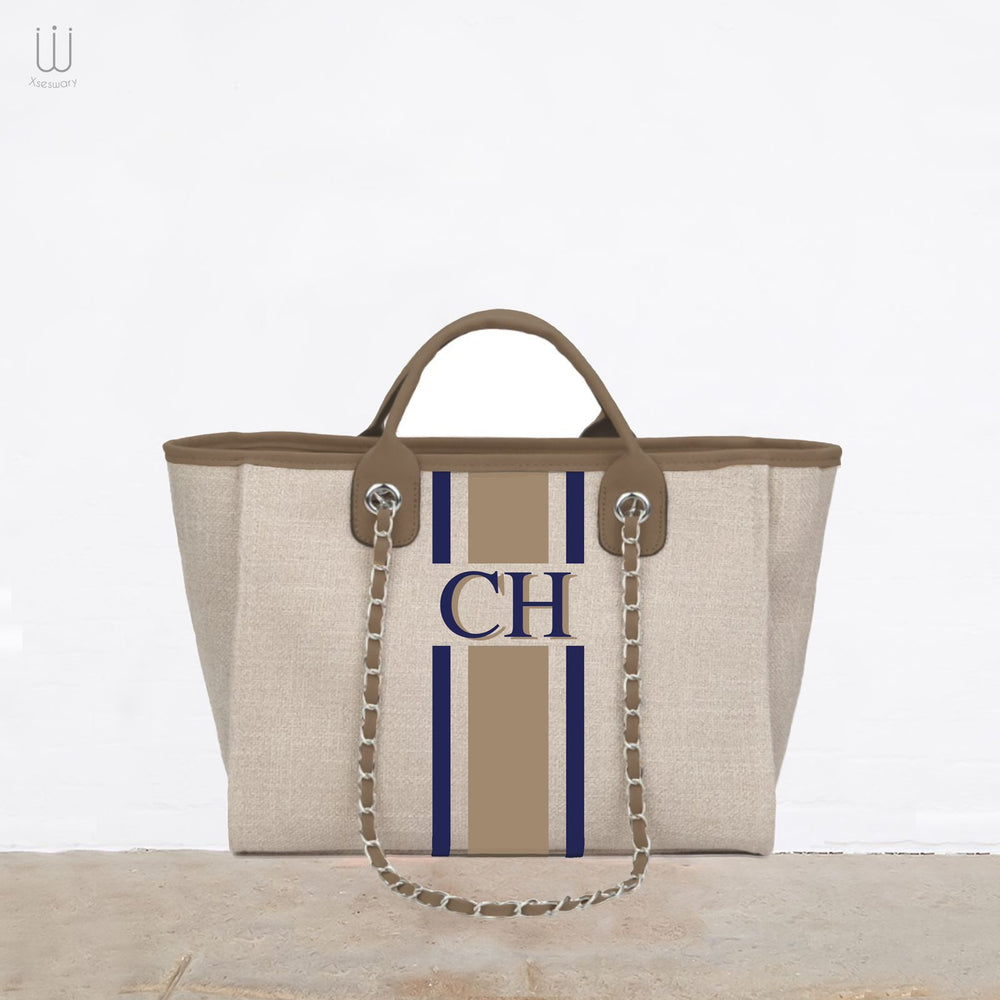 Canvas tote Navy - XSESWARY