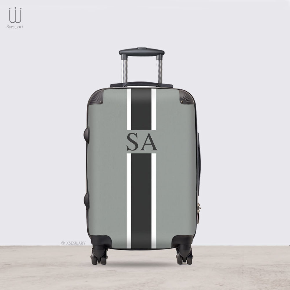 Gray Travel Luggage - XSESWARY