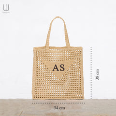 Embroidery Handmade Jote Bag Pink - XSESWARY